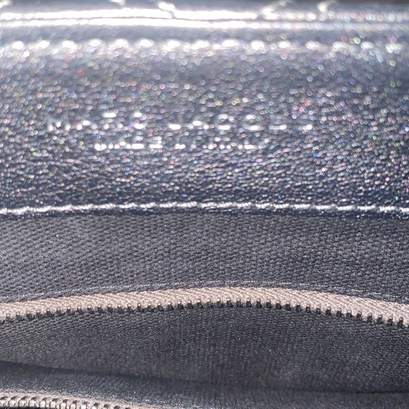 Marc Jacobs Dark Grey Quilted Leather Baroque Single Shoulder Bag Fab! - Picture 6 of 9